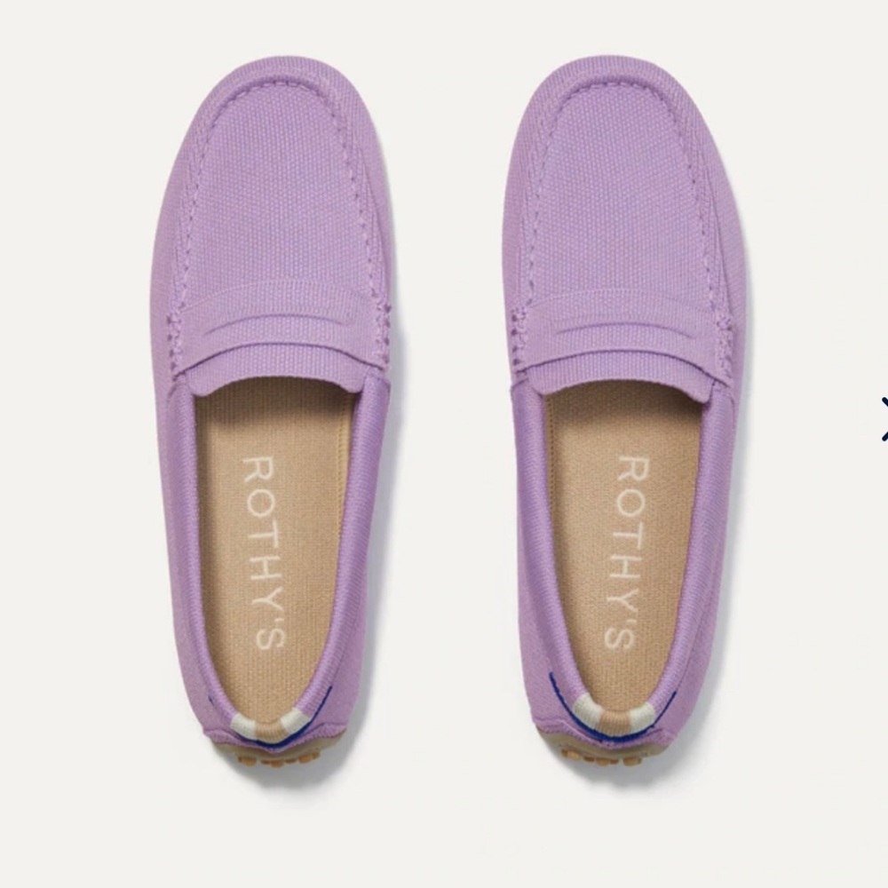 Rothys “The Driver” Violet like new size 7.5